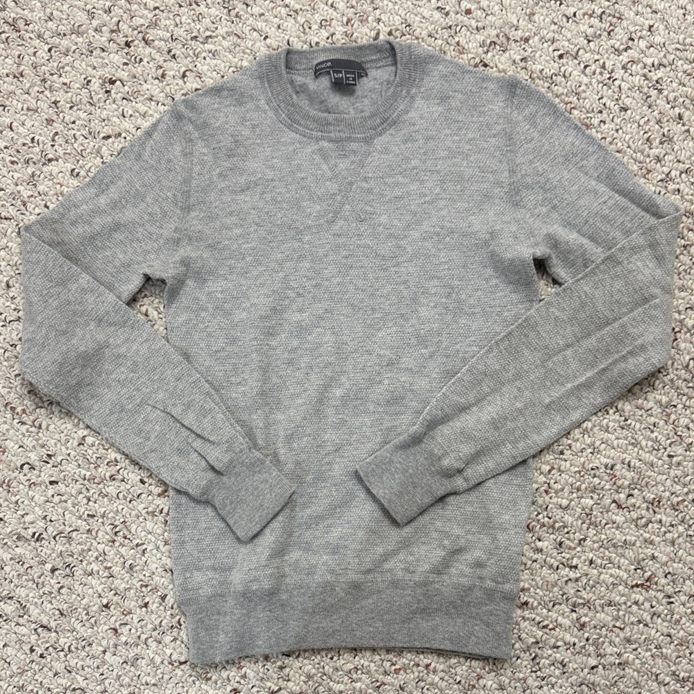 Vince Kids Gray Long Sleeve Tee